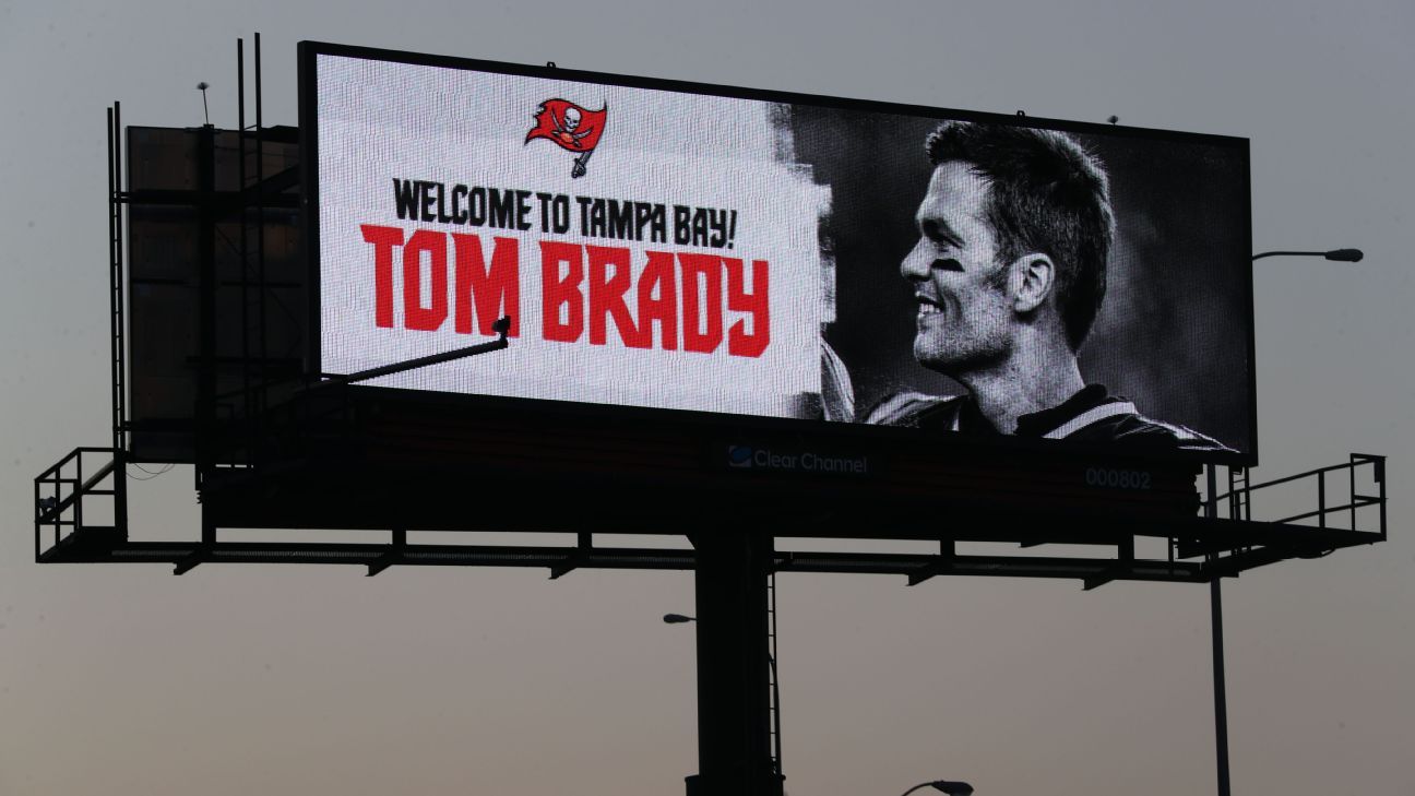 Tom Brady is joining the Tampa Bay Buccaneers, allowing us to bask in his  mortality