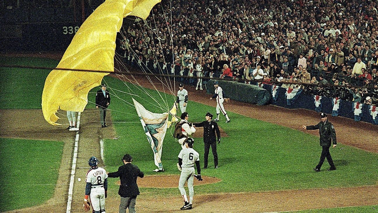 Bill Buckner 1986 World Series Game 6 Between the Legs on Make a GIF