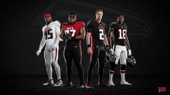 Back To Black Falcons Break Out New Uniforms