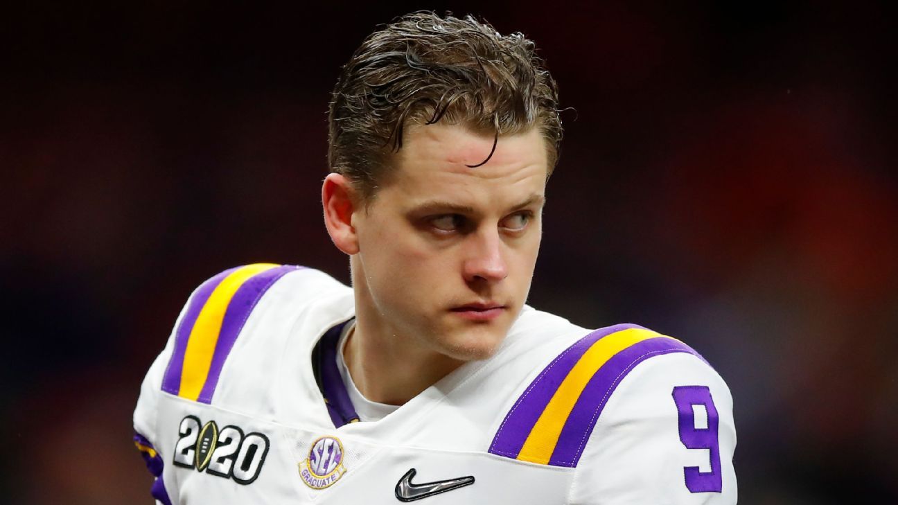 ESPN Fantasy - Joe Burrow is taking no days off 