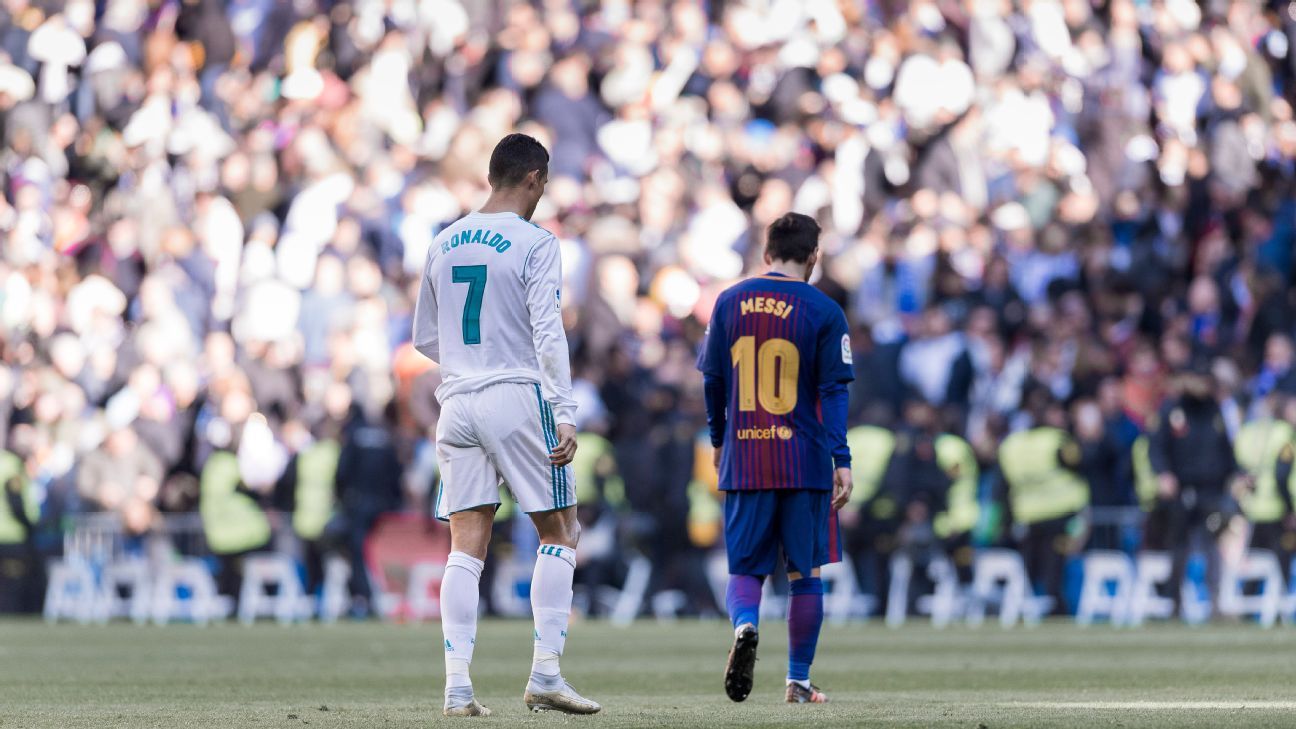 FOTO: a imagem de Ronaldo e Messi que passou despercebida no clássico - CNN  Portugal