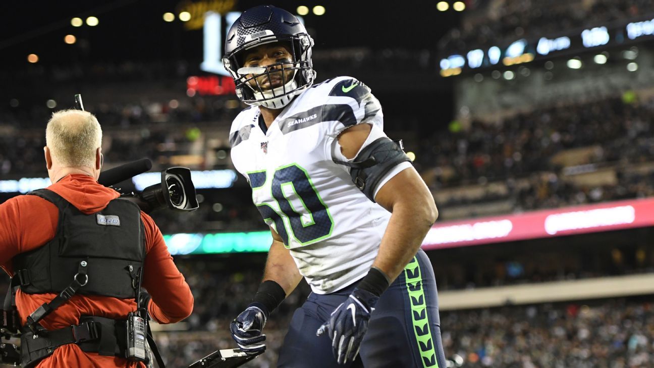 Seattle Seahawks Linebacker K.J. Wright draws an unsportsmanlike