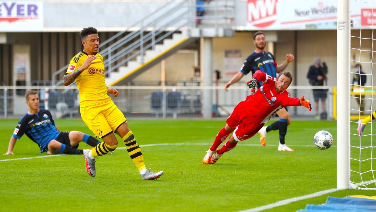 Sc Paderborn 07 Vs Borussia Dortmund Football Match Report May 31 Espn