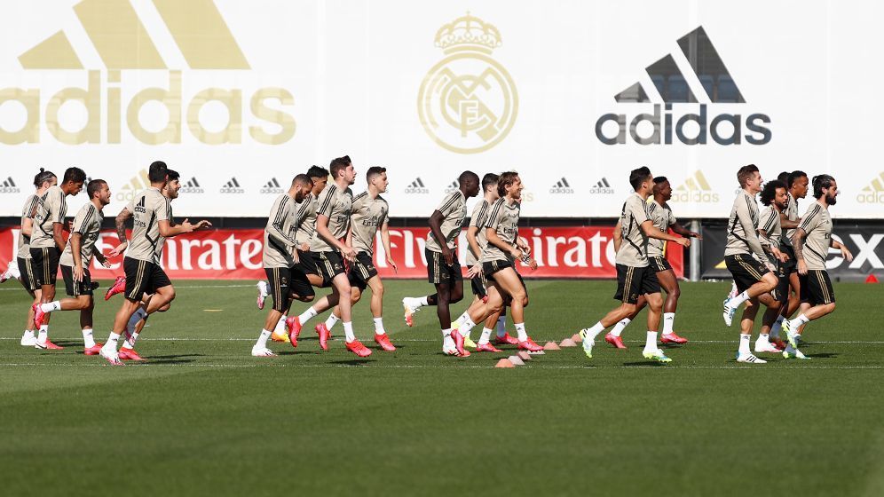 Real Madrid vuelve a entrenar en equipo 81 días después