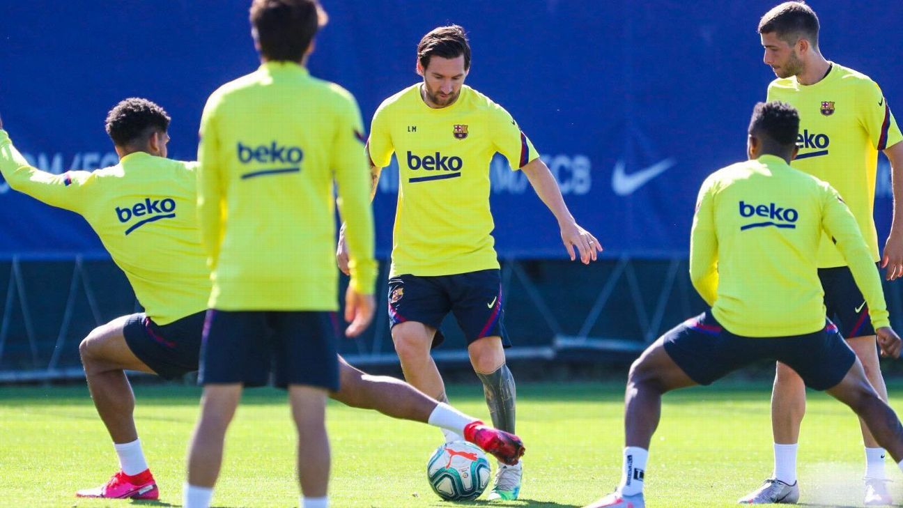 Lionel Messi volvió a entrenarse con el grupo para preparar el partido