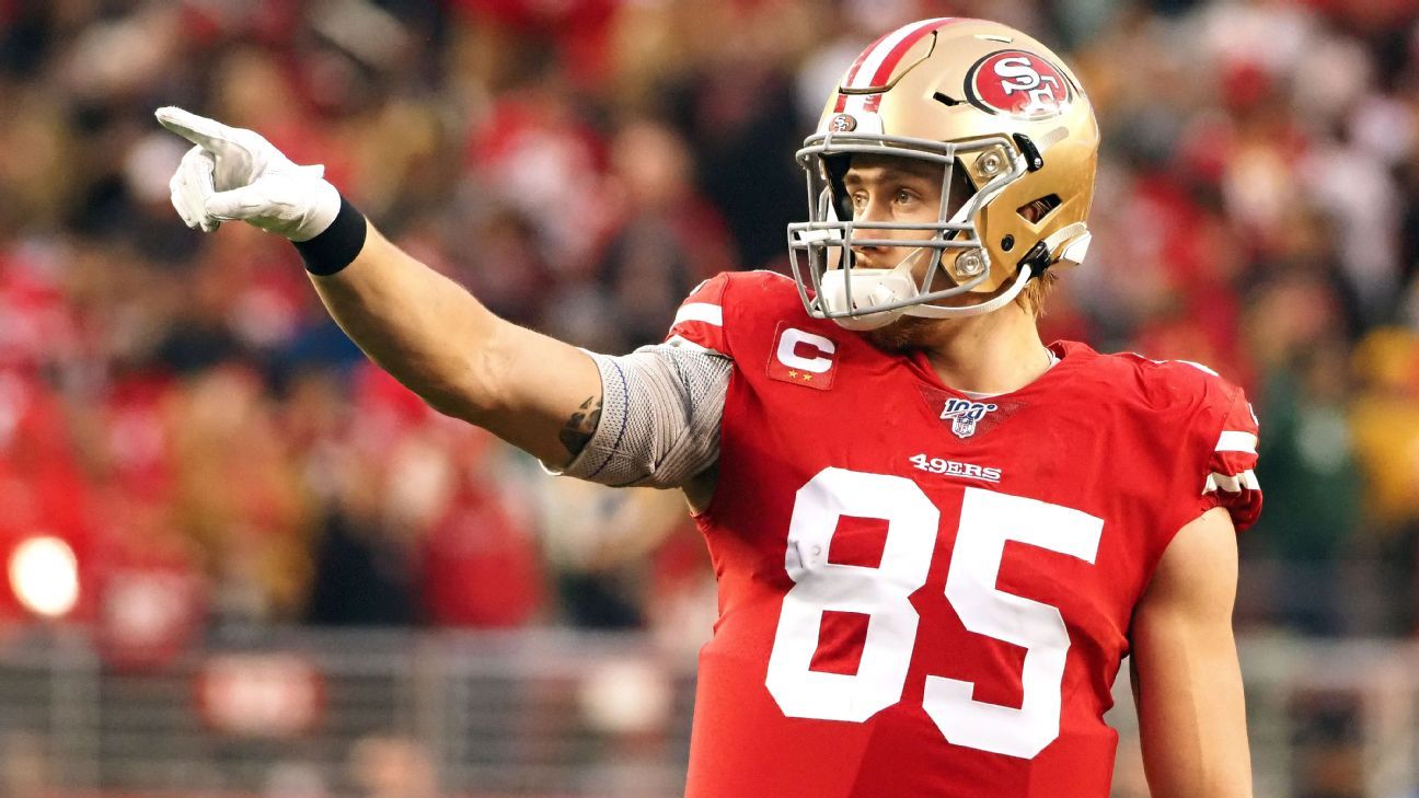 San Francisco 49ers' George Kittle (knee) and receiver Deebo Samuel (foot)  available for Philadelphia Eagles game - ESPN