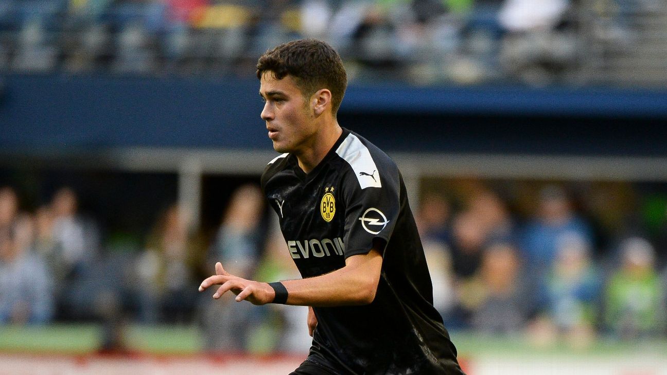 Dortmund extend American teenager Giovanni Reyna's deal to 2025