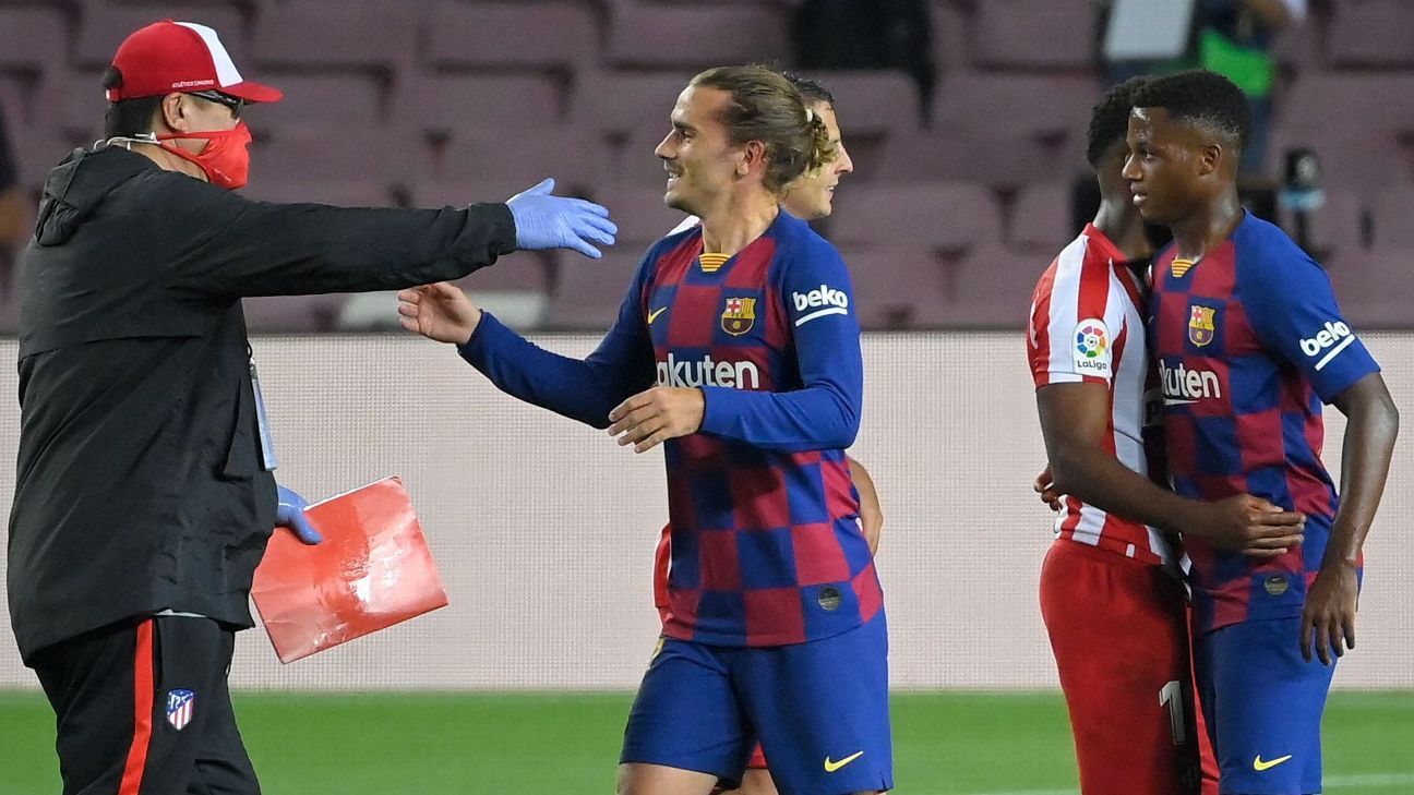 Barcelona boss won't apologise to Griezmann after late sub vs ...