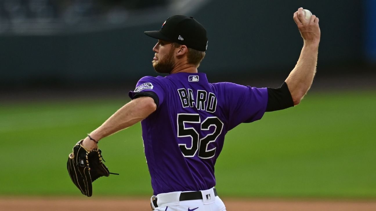 Daniel Bard makes Rockies' roster after seven-year absence