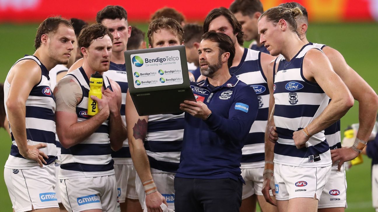 AFL Understanding Geelong's incredible team defence - and their Achilles  heel - ESPN