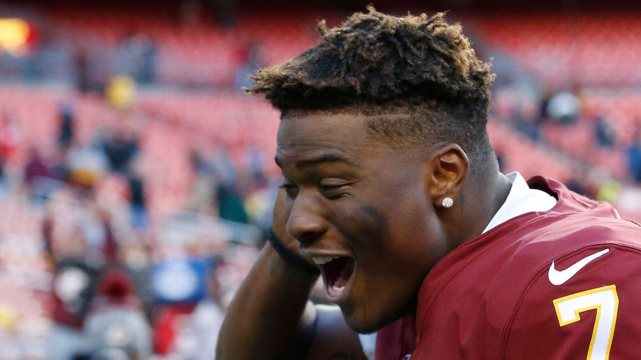 Look: Dwayne Haskins Reacts To Team's Name Change - The Spun