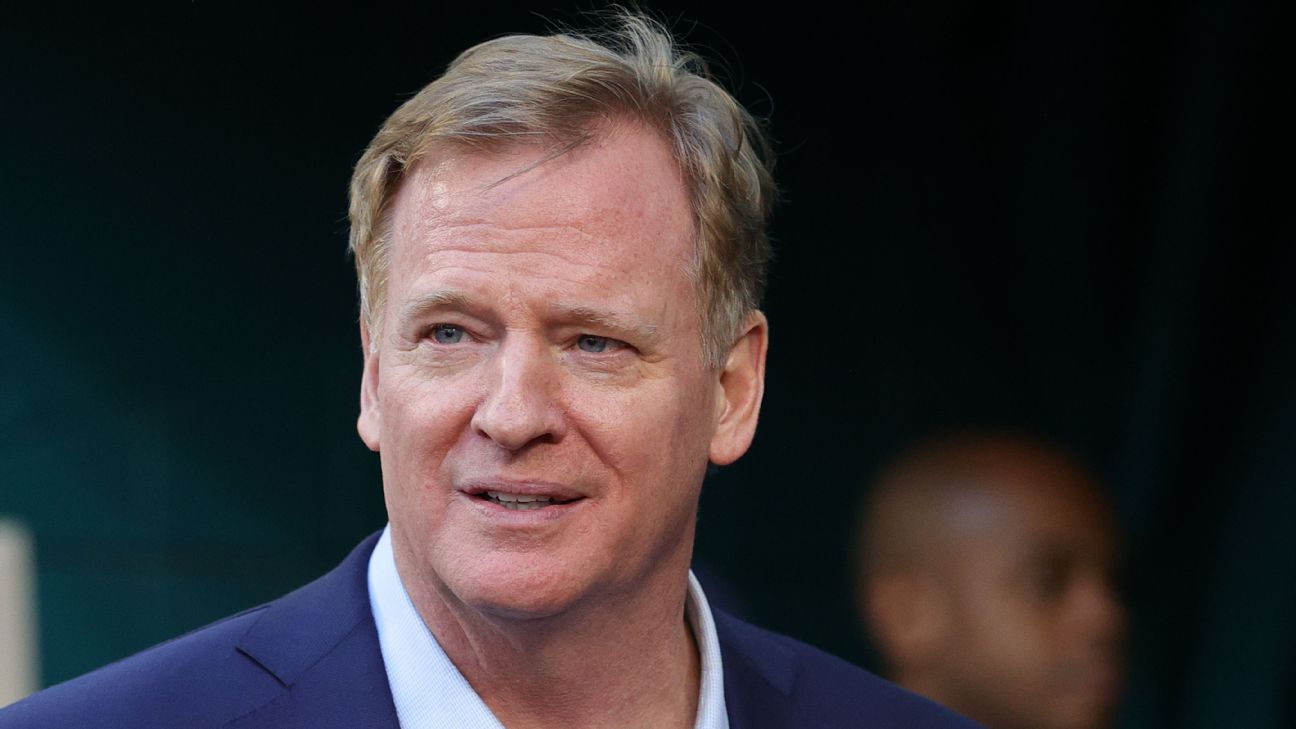 NFL Commissioner Roger Goodell, in a letter to Joe Biden, offers stadiums as vaccination sites