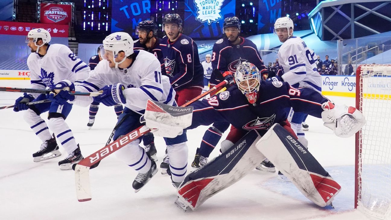 Blue Jackets knocked flat in Game 2 loss to Maple Leafs