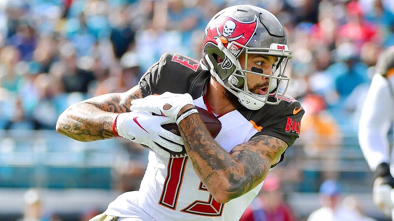 Buccaneers' Mike Evans 'tweaks' hamstring, to have tests - ESPN