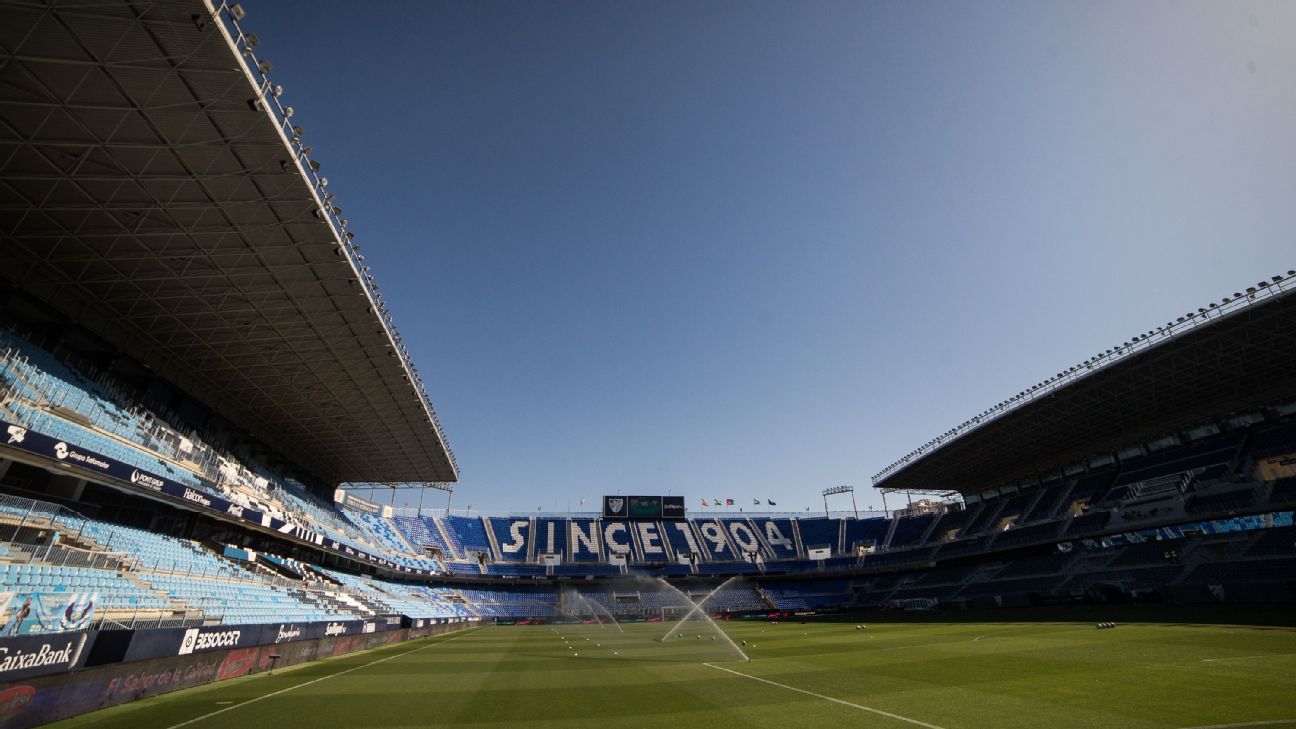 La Rosaleda, on top form, Málaga CF