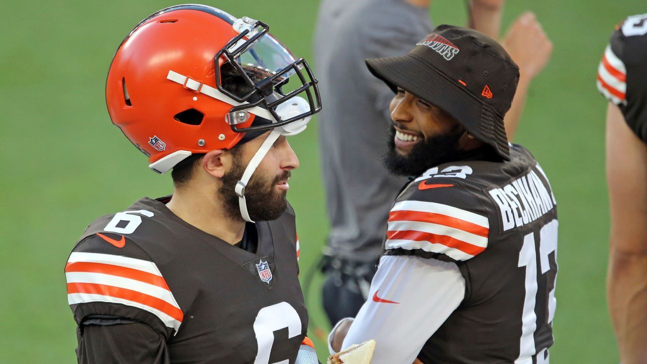 The inside story of how the Baker Mayfield-Odell Beckham Jr. on-field Browns  relationship fell apart - ESPN