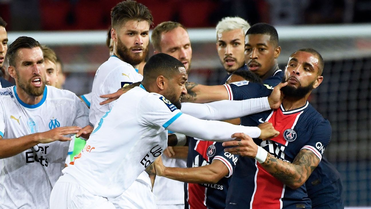 Paris Saint Germain Vs Marseille Football Match Report September 13 2020 Espn