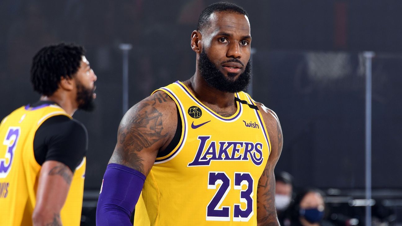 LeBron James, Lakers lead NBA jersey, merchandise sales - ESPN