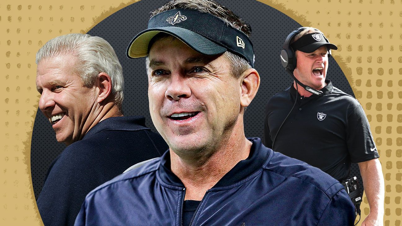 How Sean Payton's career was shaped by mentors Jon Gruden, Bill