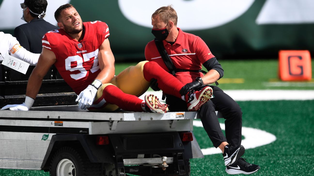 49ers vs. Rams Injury Report, Inactives – Week 2 - Bleacher Nation