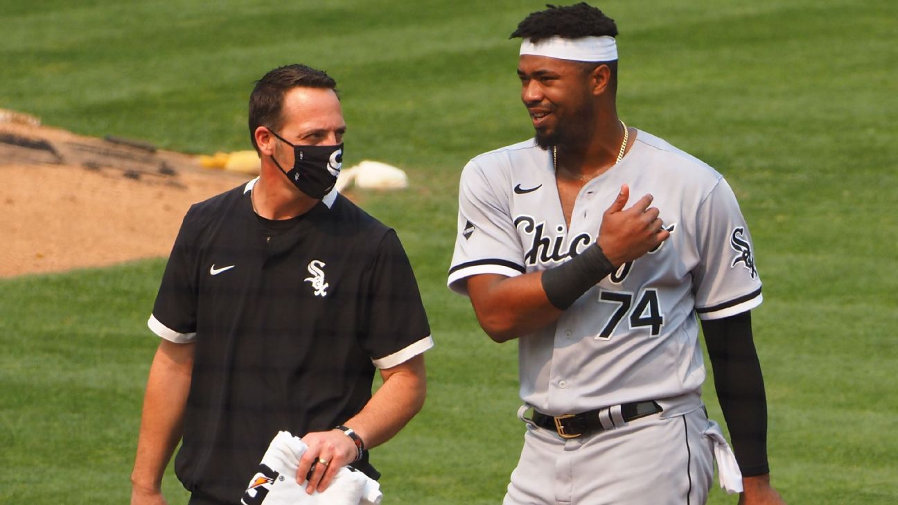 White Sox outfielder Eloy Jiménez Fought the Wall - South Side Sox