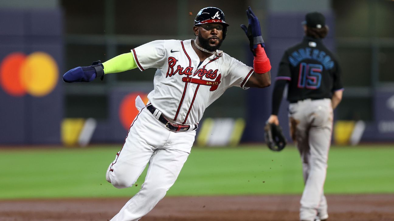 Atlanta Braves World Series Champions 2021 Marcell Ozuna Freddie