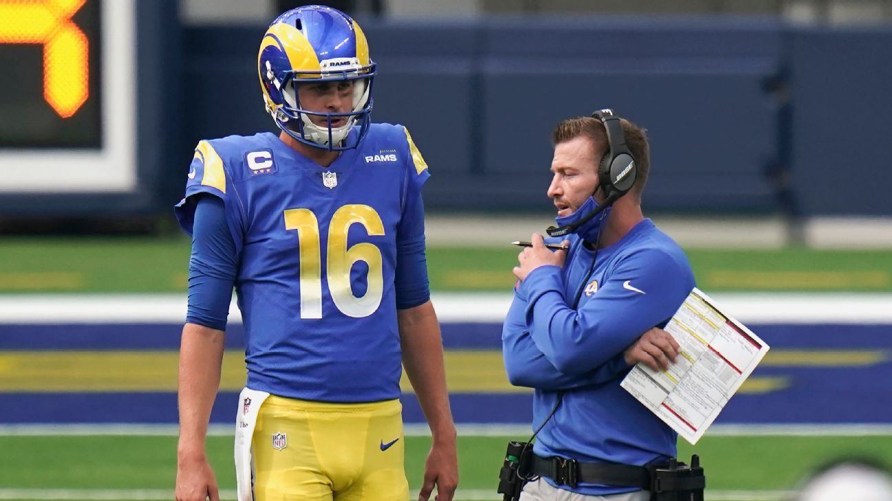 Sean McVay of the Los Angeles Rams reflects on the good times with Jared Goff