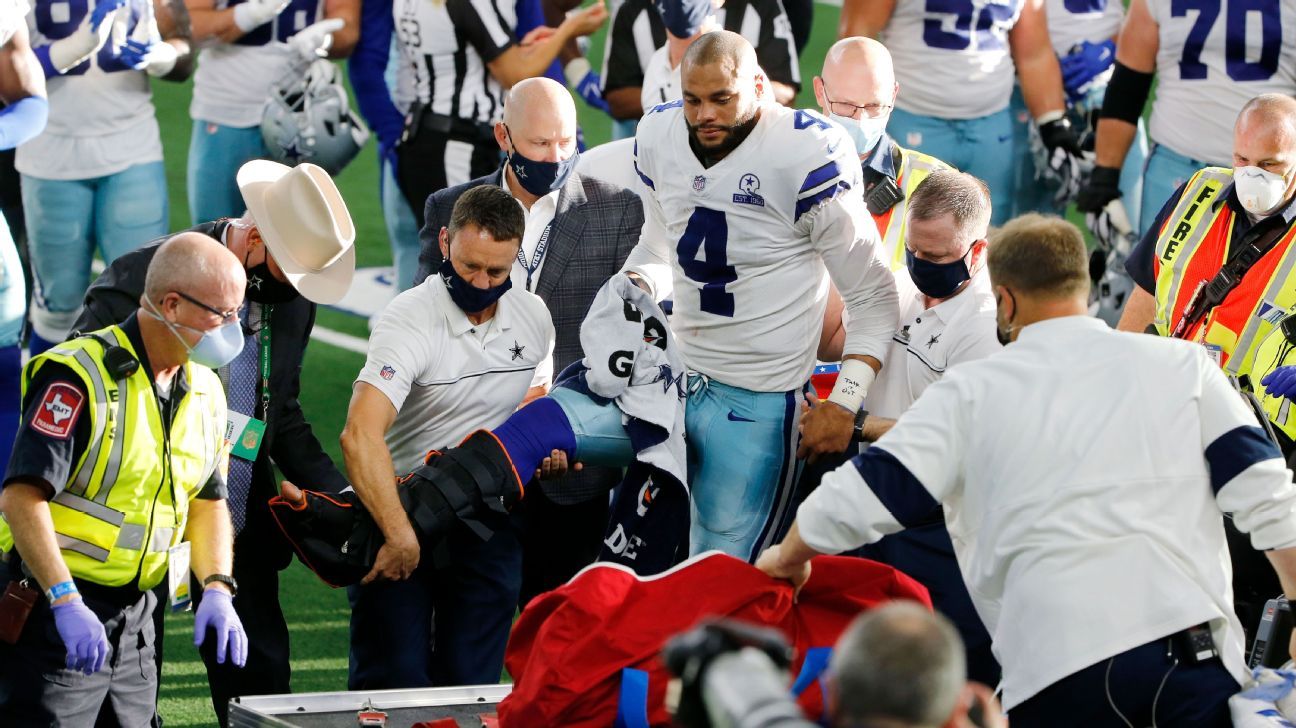 Social media reaction swift after Prescott's gruesome injury