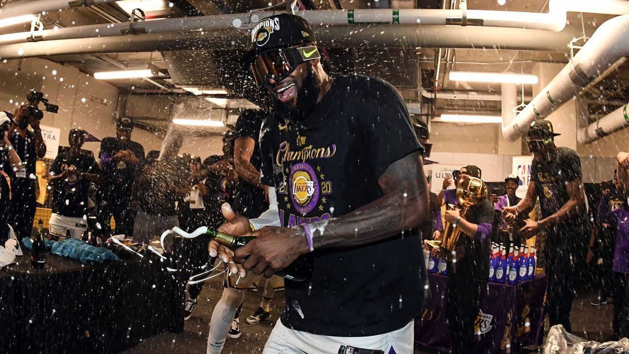 Nba Finals The Scenes Of A Lakers Title Celebration Like No Other