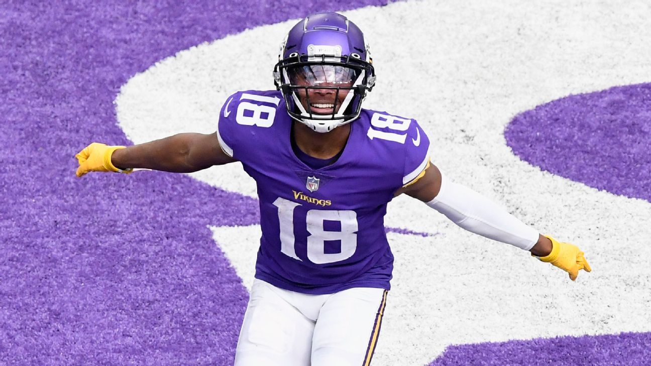 2020 NFL rookie wide receiver tiers revisited Justin Jefferson