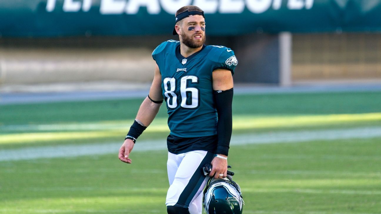 Philadelphia Eagles GM Howie Roseman expects TE Zach Ertz to be on