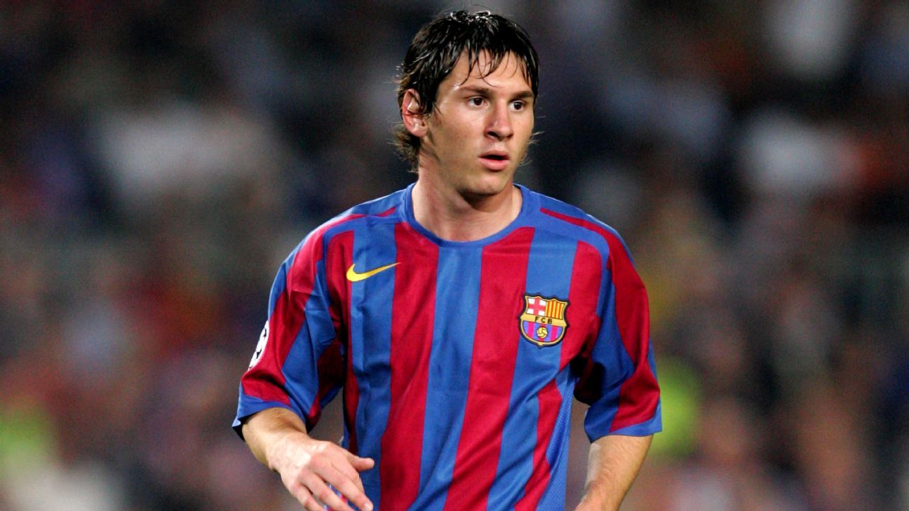 lionel messi debut age