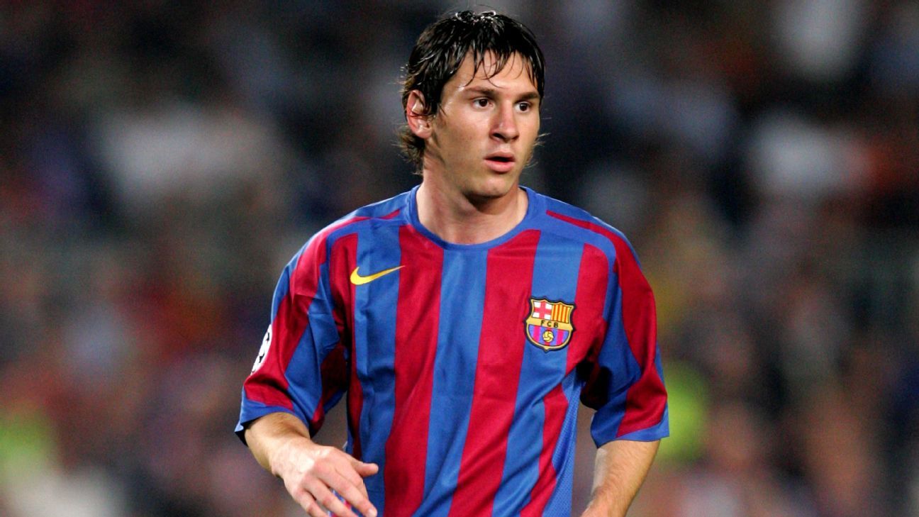 Lionel Messi made his Barcelona debut 16 years ago today 