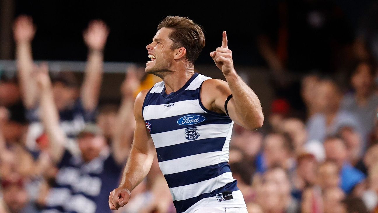AFL Grand Final Geelong Cats' Tom Hawkins in clear after virus test ESPN