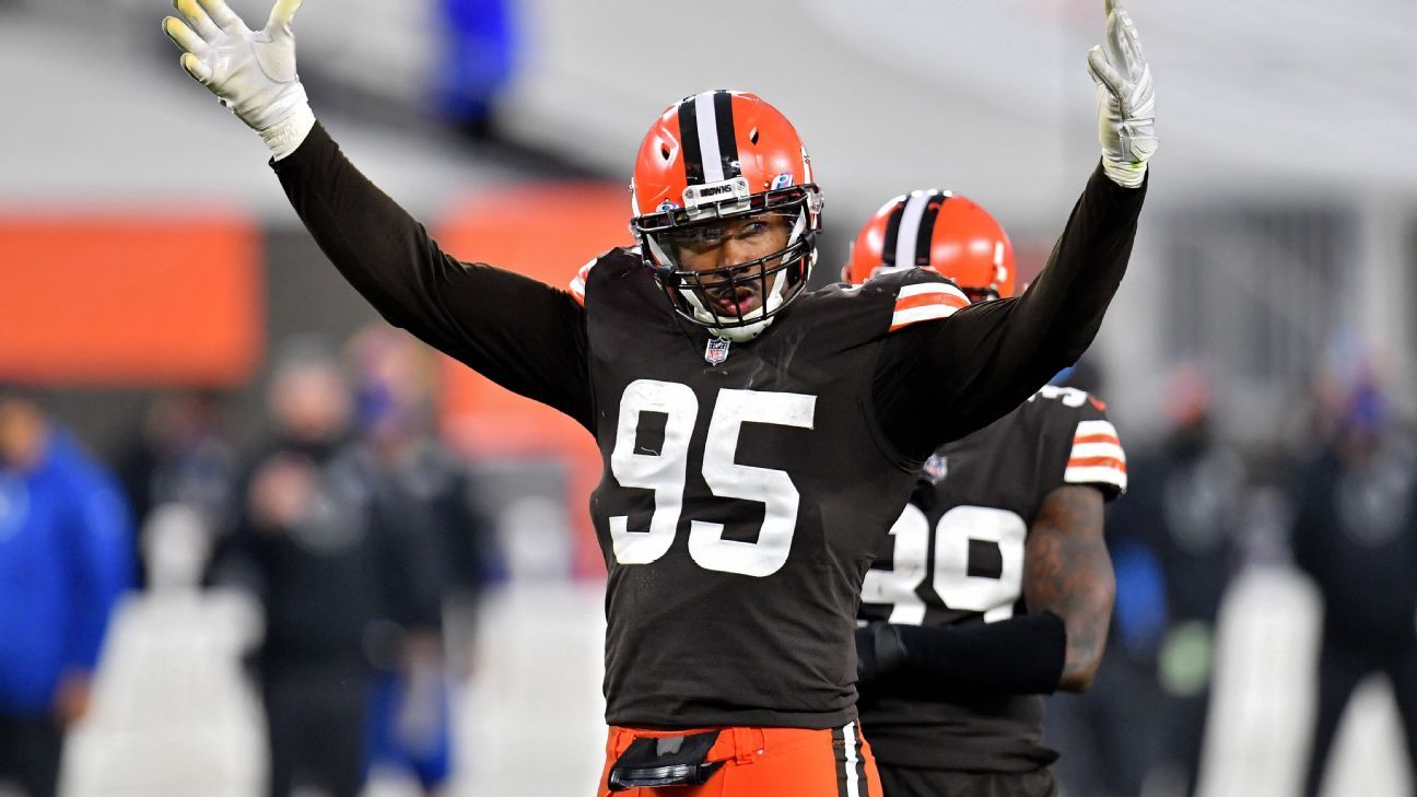 Myles Garrett: Cleveland Browns DE should be banned rest of NFL season