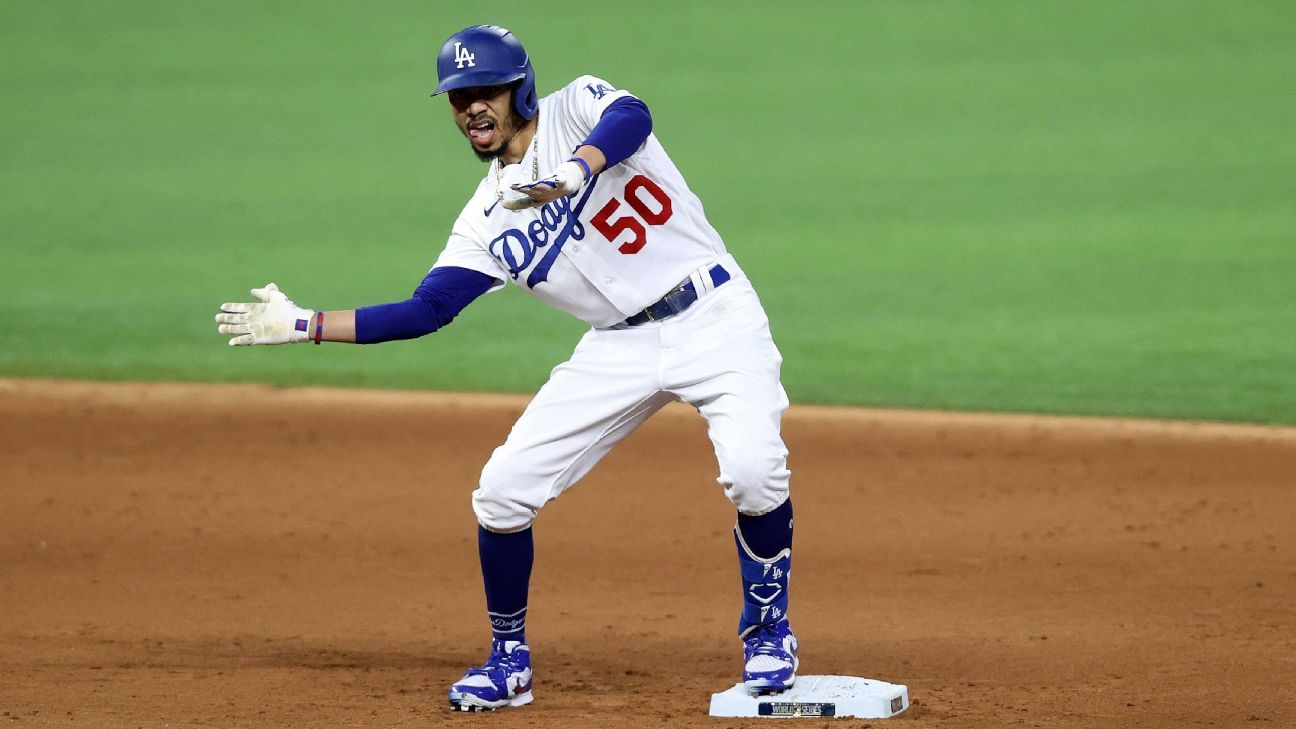 Betts leads MLB in jersey sales, 4 Dodgers in top 10