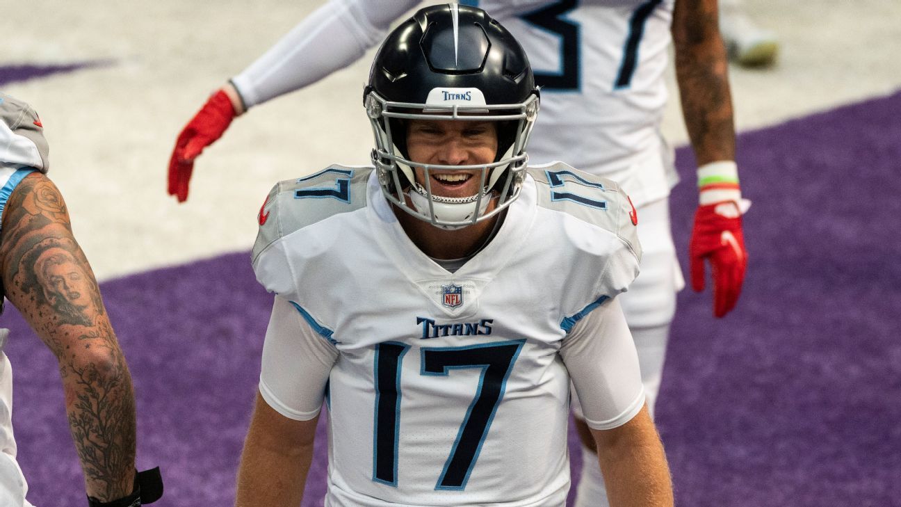 After 16 starts with Titans, how does Ryan Tannehill compare with NFL's  best? - Tennessee Titans Blog- ESPN