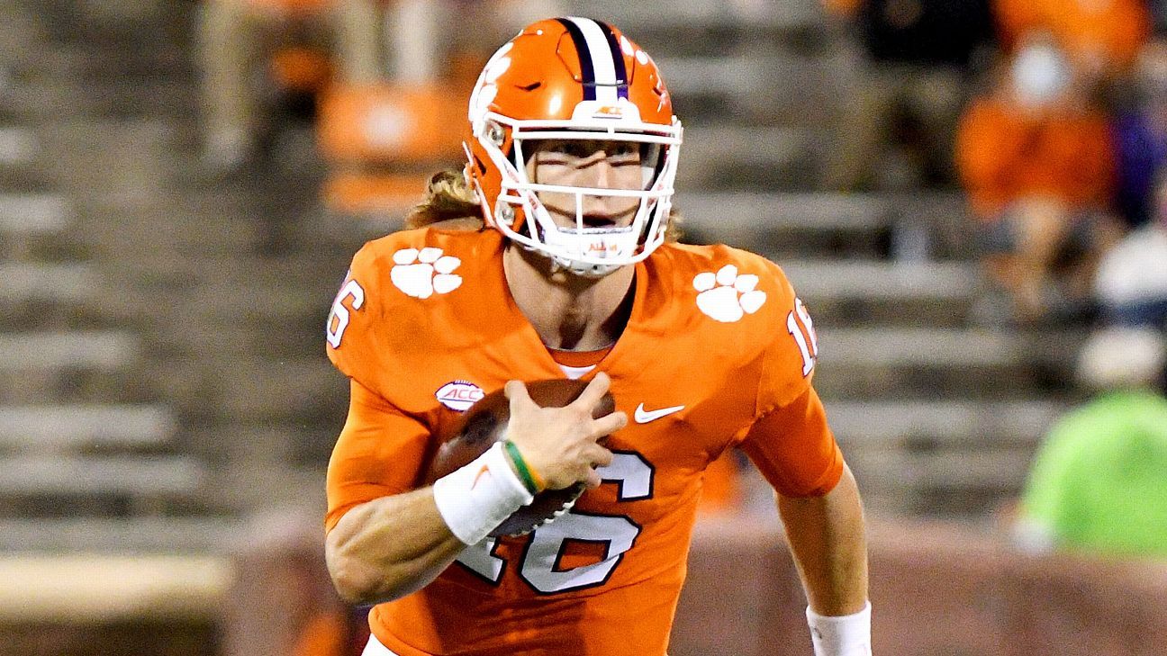 Clemson's Trevor Lawrence Tests Positive for the Coronavirus - The New York  Times