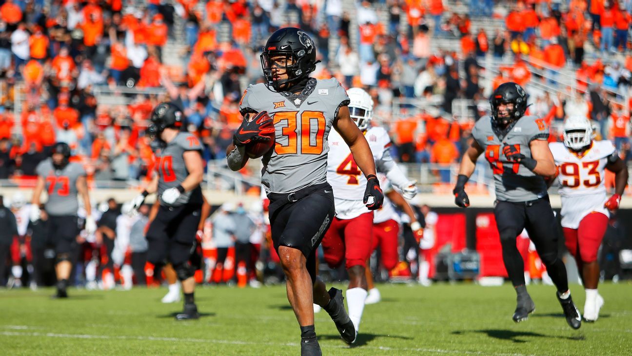 Oklahoma State RB Chuba Hubbard Highlight Reel - 2019 Season