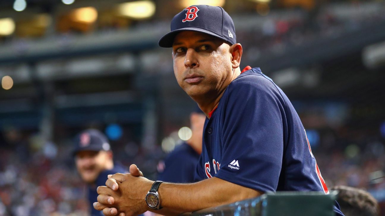 Boston Red Sox's Alex Cora: 'I was thinking about my family. I put