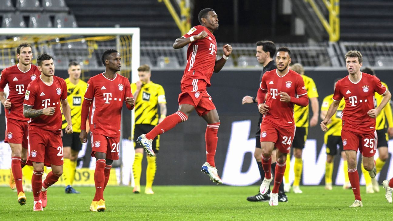 Borussia Dortmund Vs Bayern Munich Football Match Report November 7 2020 Espn