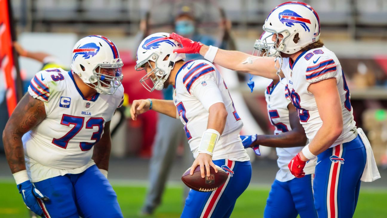 QB Josh Allen catches TD pass as Bills get tricky to take early lead ESPN
