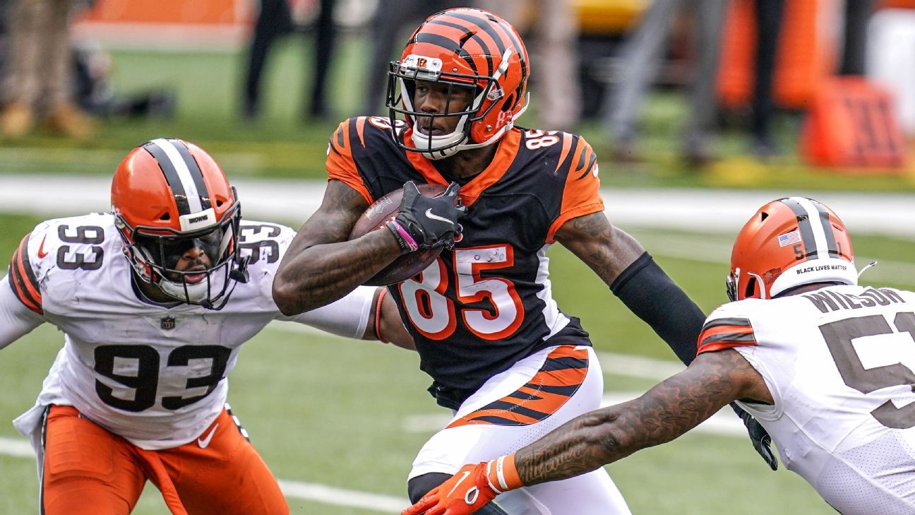 Tee Higgins to Change Bengals' Jersey Number to 5 from Chad