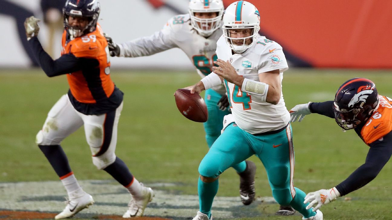 Ryan Fitzpatrick won't return to Dolphins; QB to sign with