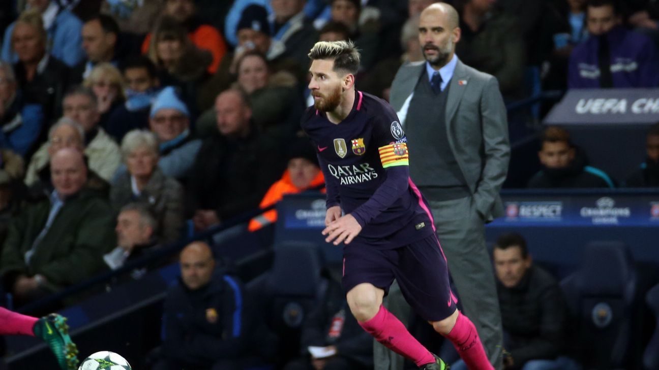 Messi looks at the plans of Manchester City, which has a plan for filing