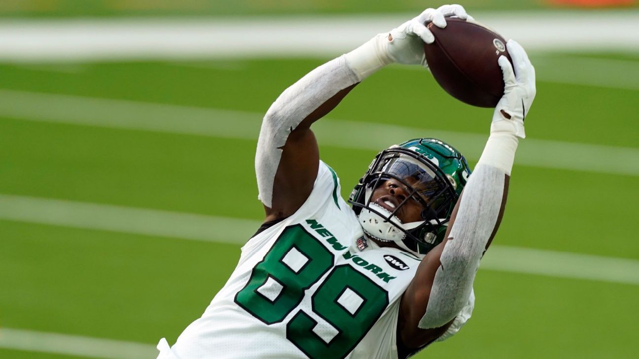 Minnesota Vikings acquire TE Chris Herndon from New York Jets, sources say