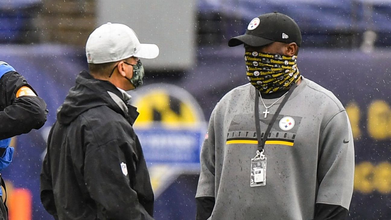 Steelers updated 2020 schedule due to Ravens COVID-19 outbreak