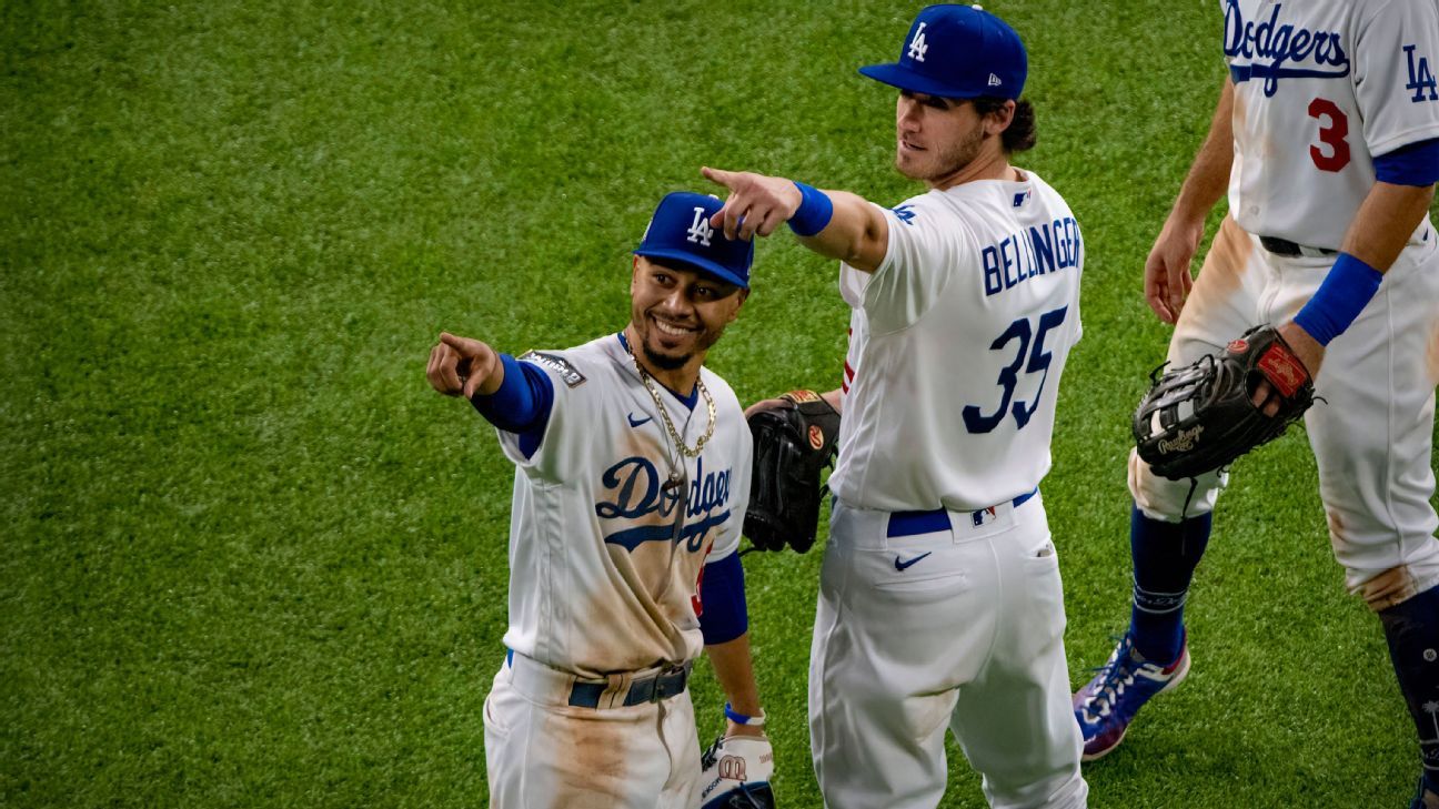 Camisetas de Mookie Betts y Cody Bellinger son las más vendidas de