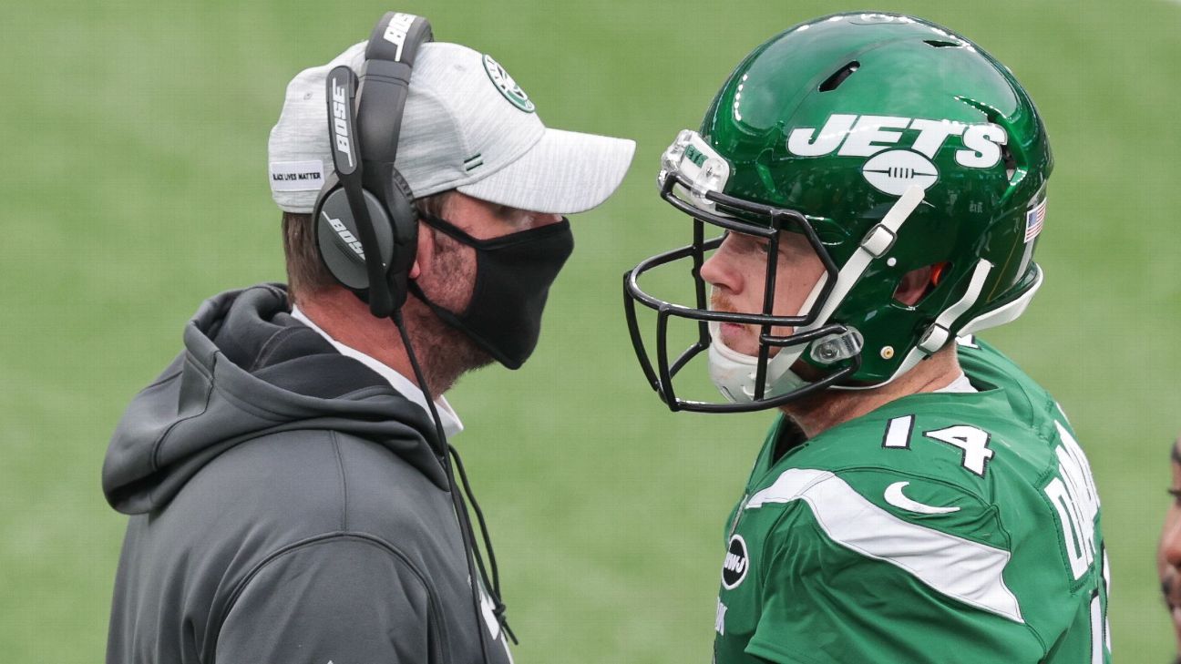 Notes from the Enemy: New York Jets dealing with issues, Sam Darnold out,  the Adam Gase error and more - Revenge of the Birds