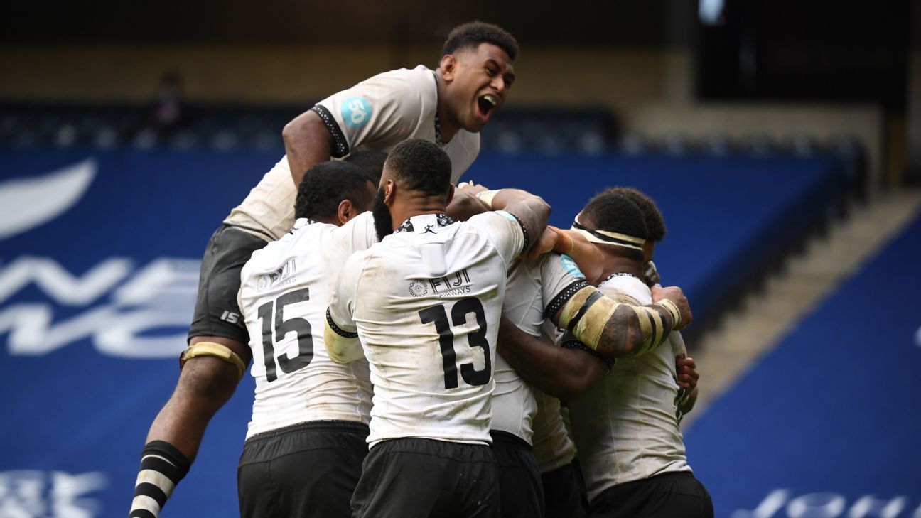 Fiji beat in Autumn Nations playoff fixture to claim seventh ESPN